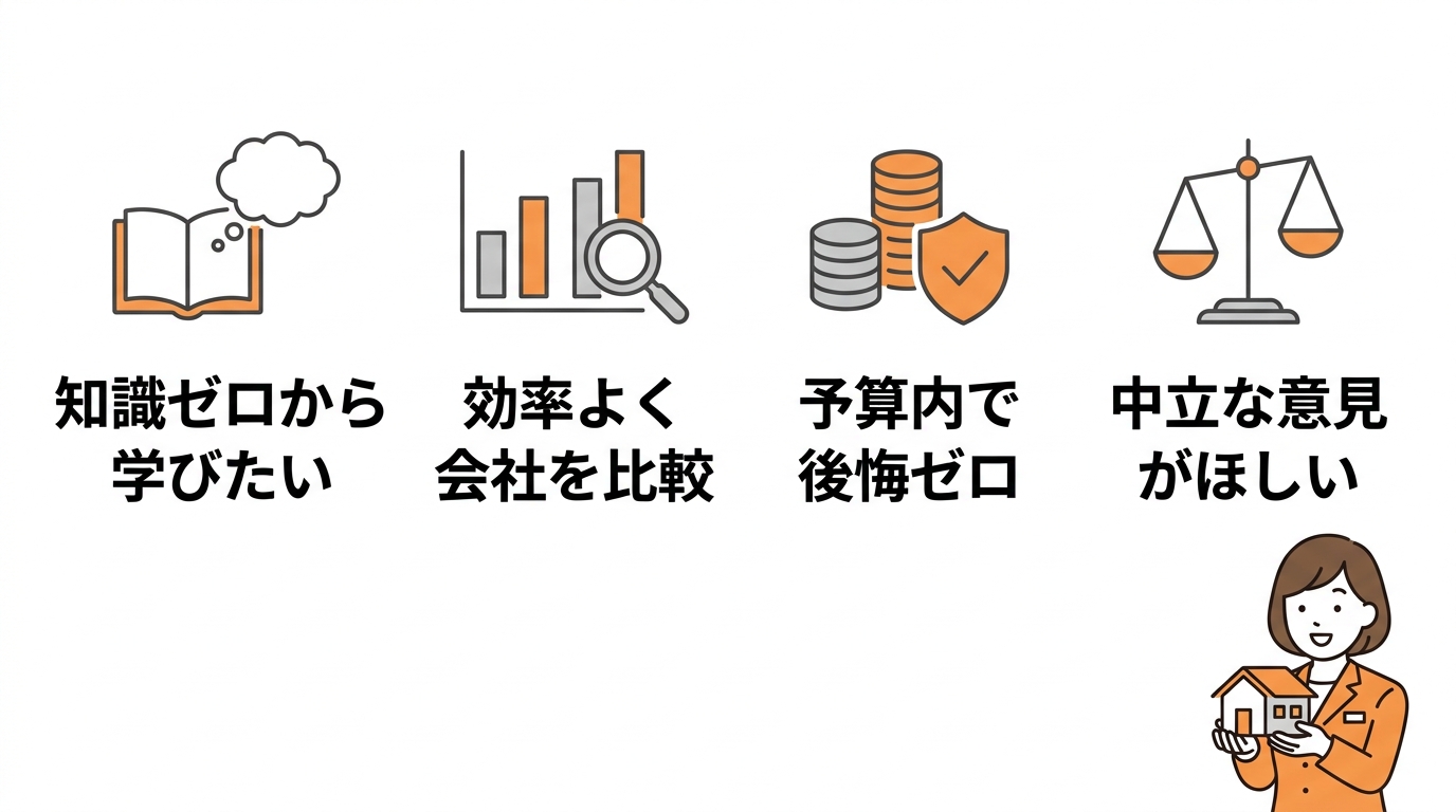 LIFULL HOME’S 住まいの窓口がおすすめな人