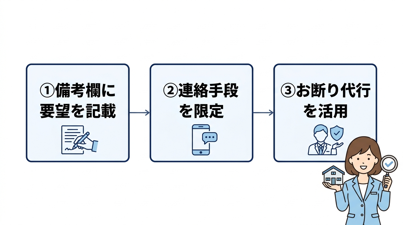 資料請求でしつこい営業を避ける3ステップ
