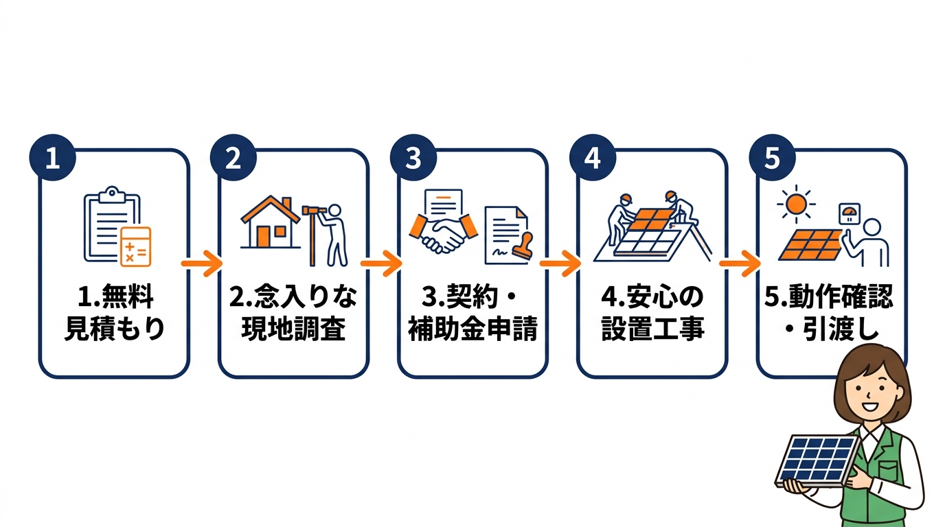 失敗を防ぐ!契約から施工完了の流れ