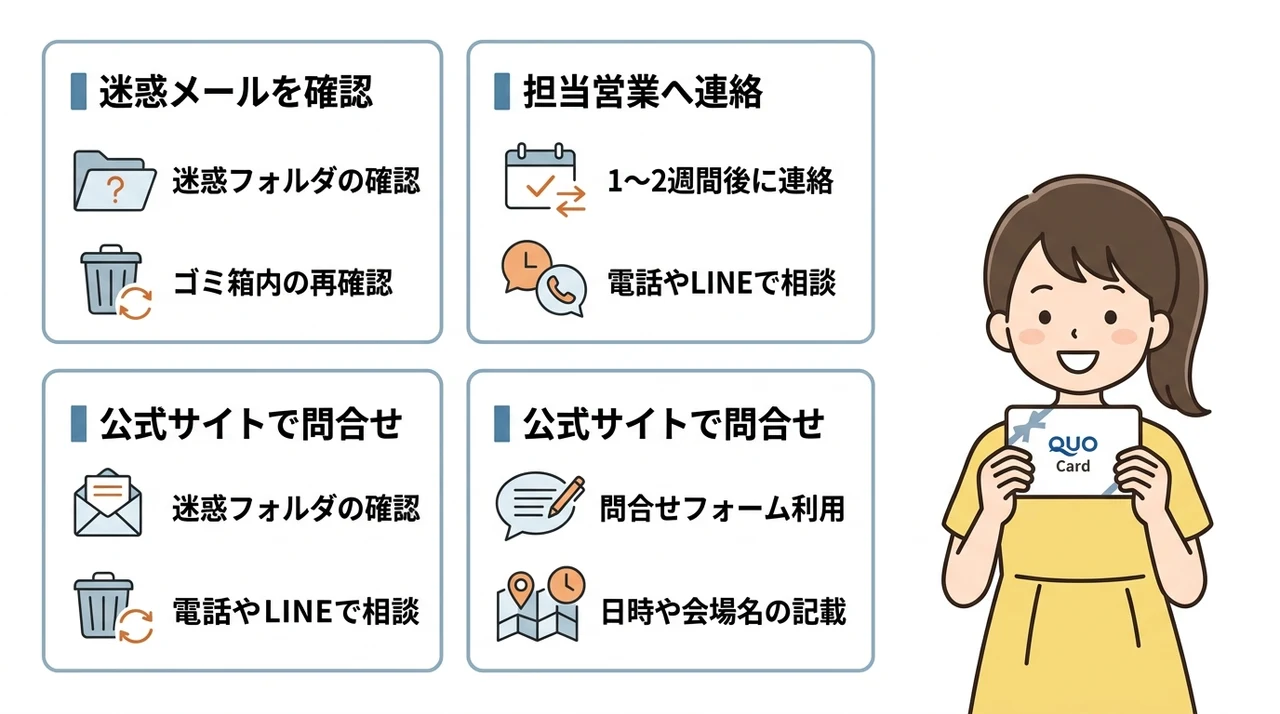 特典メールが届かない時の3つの対処法