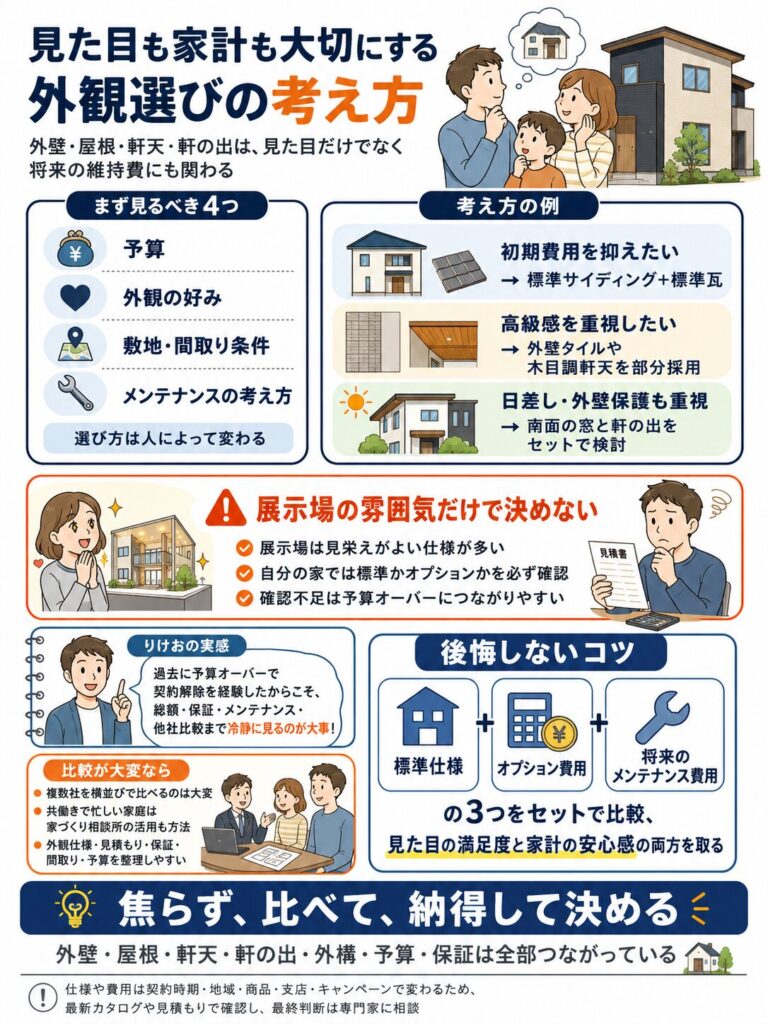 外観計画で後悔しない家づくりの進め方