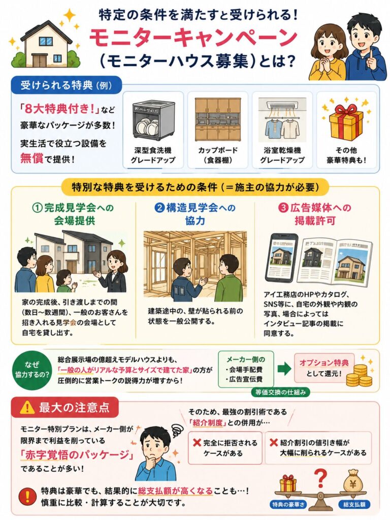 アイ工務店のモニターキャンペーンの注意点