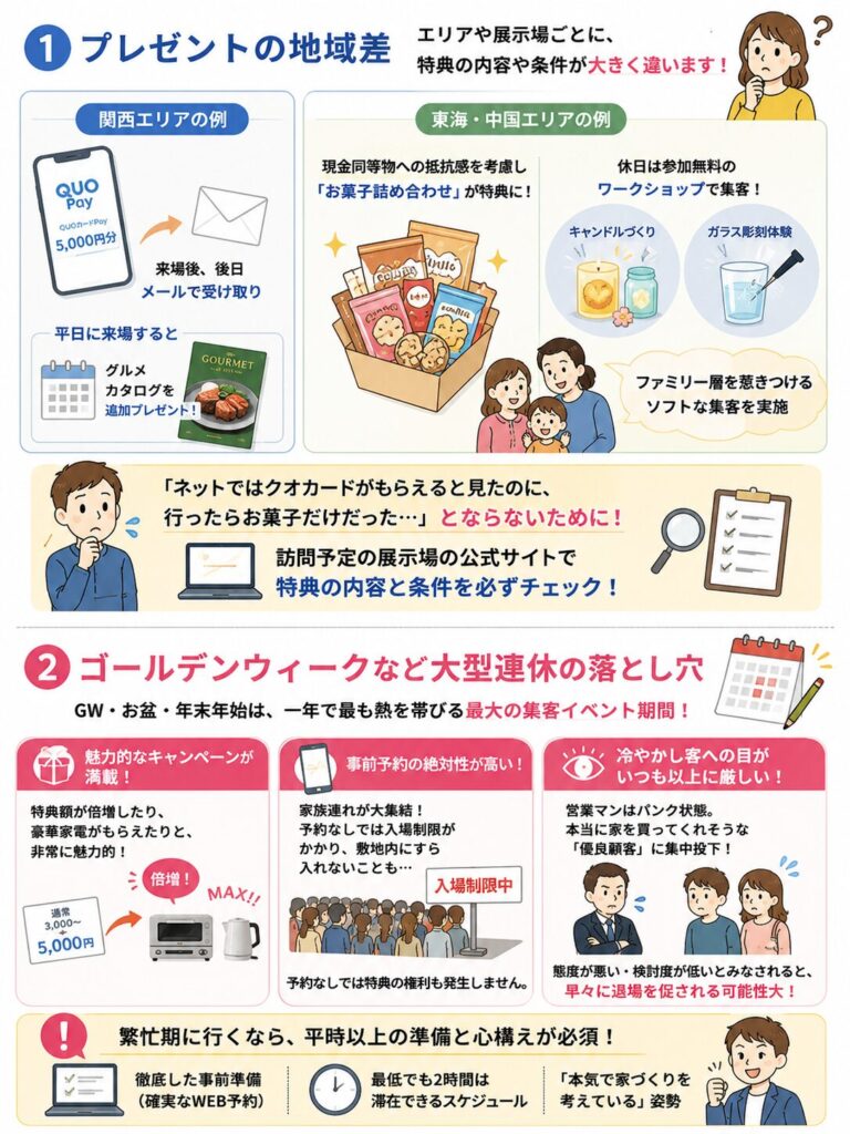 季節や地域別の落とし穴