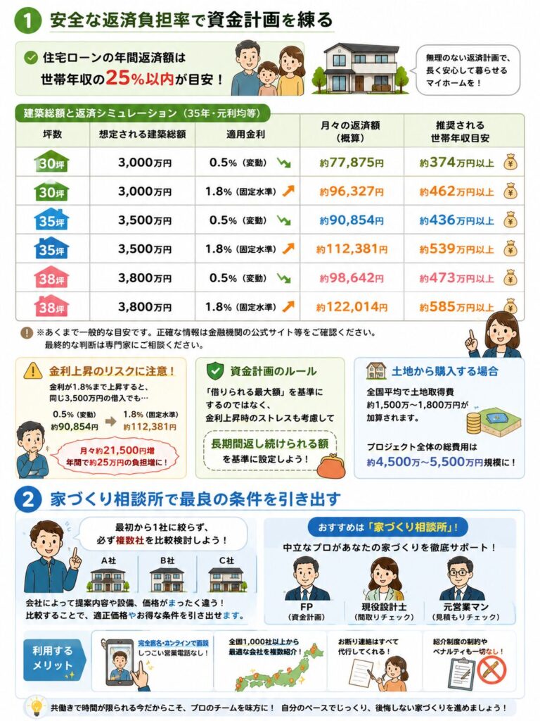 予算内で理想のマイホームを叶える