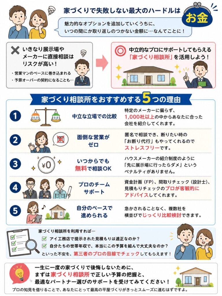 予算オーバーを防ぐ最適な家づくり