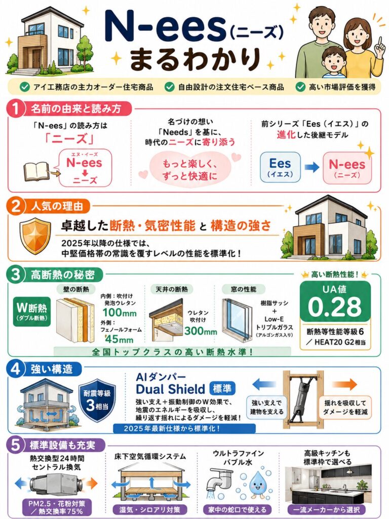 アイ工務店「N-ees」とは?読み方と特徴