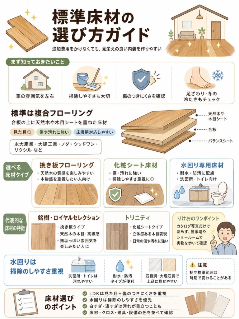 アイ工務店の床材の標準仕様を解説