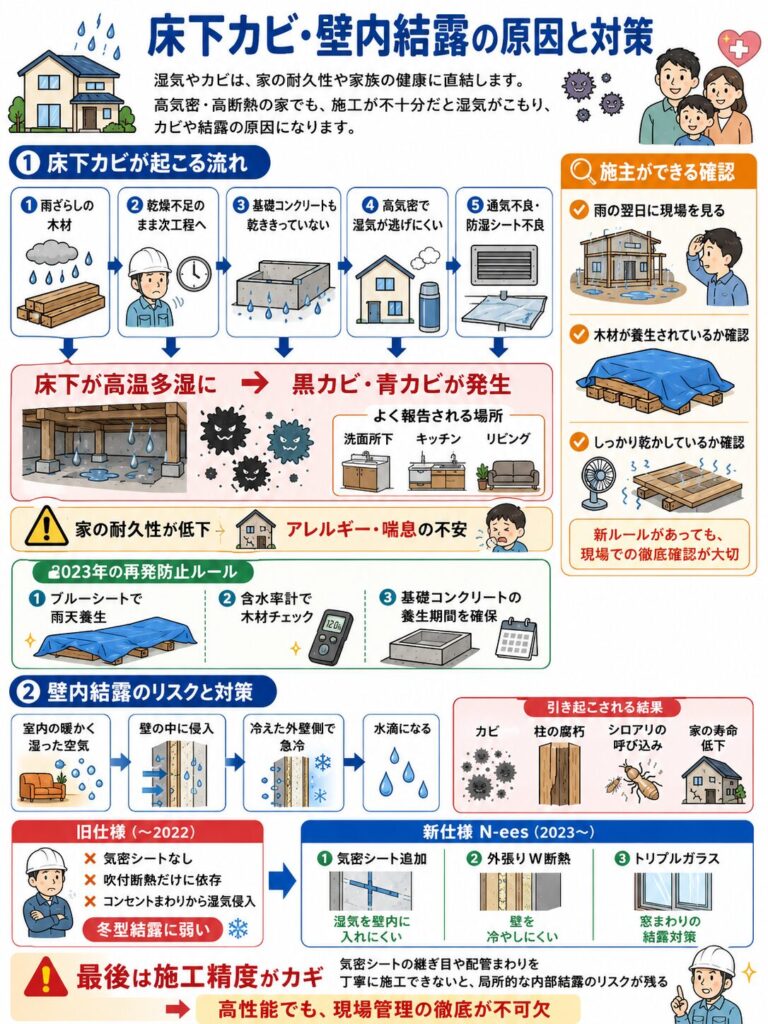 アイ工務店のカビ問題と壁内結露の実態