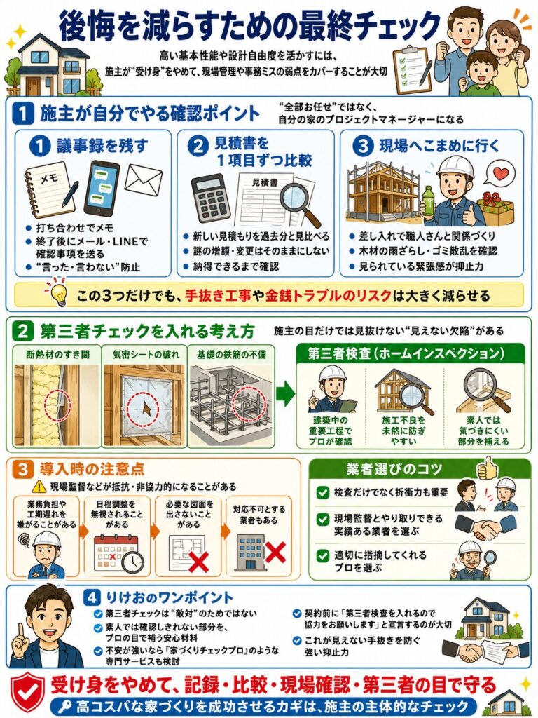 施工品質への不安を減らす最終チェックリスト