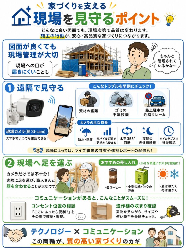建築中の現場管理とトラブル対策
