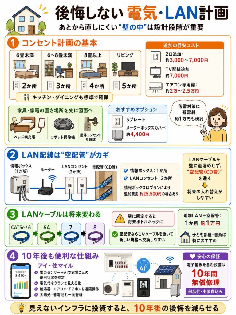 アイ工務店の電気工事と通信設備