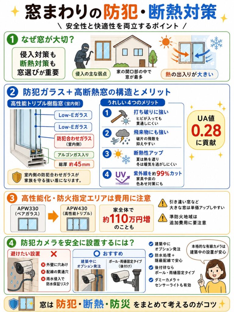 アイ工務店の窓・外壁の防犯対策