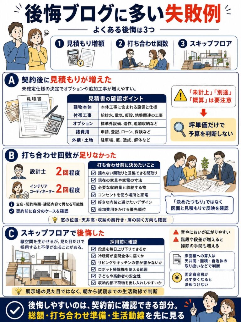 後悔ブログに多い失敗例