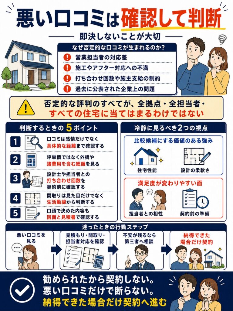 まとめ：悪い口コミは確認して判断