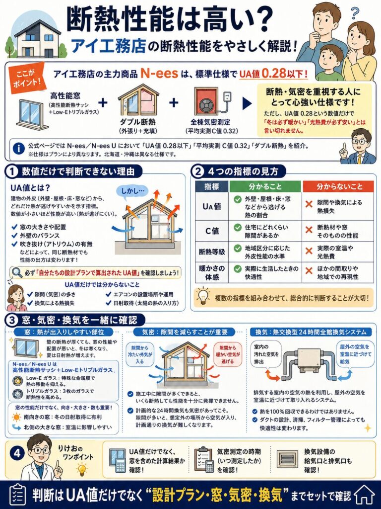 アイ工務店の断熱性能は高いのか
