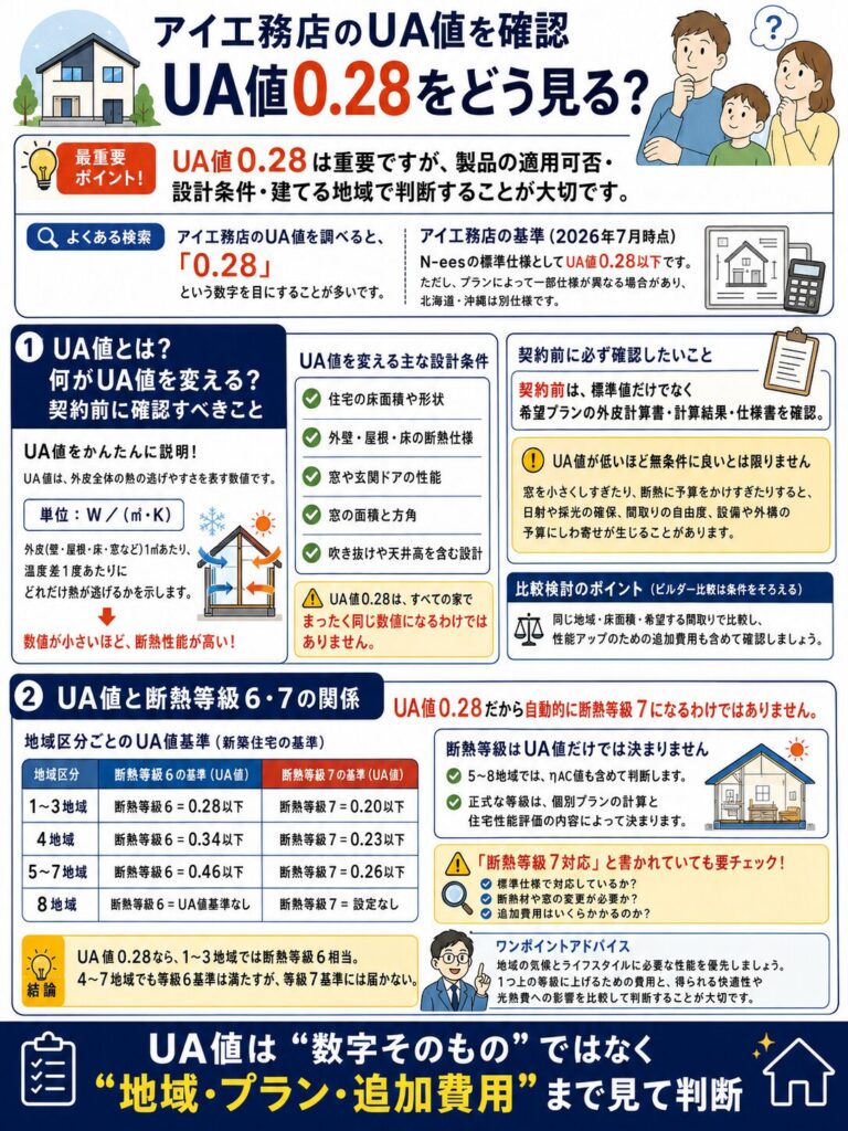 アイ工務店のUA値を確認