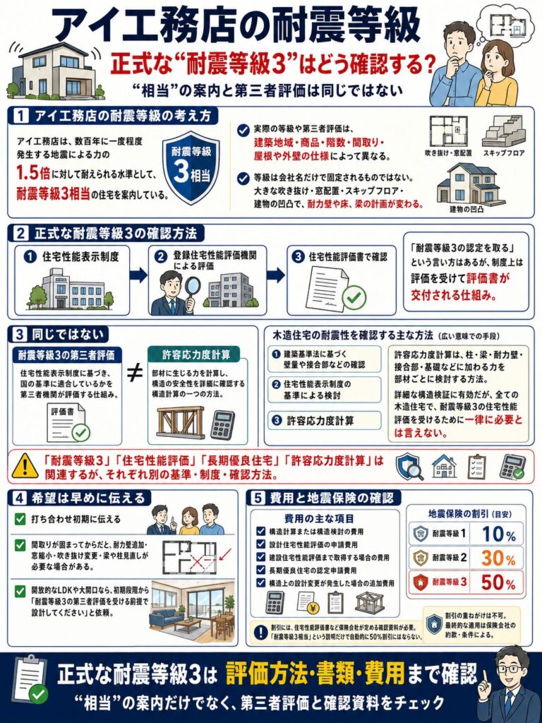 アイ工務店の耐震等級