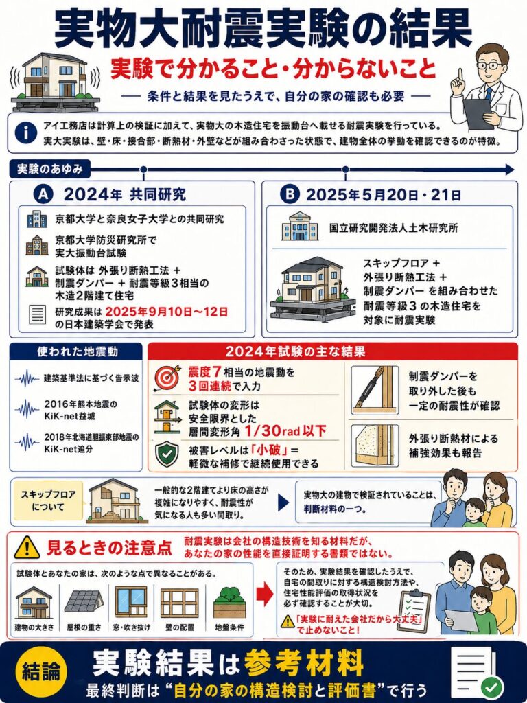 実物大耐震実験の結果