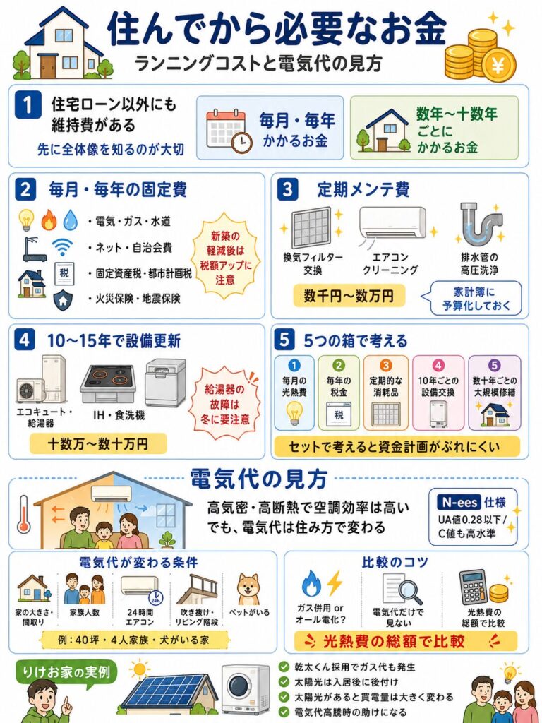 アイ工務店の入居後にかかるリアルなお金