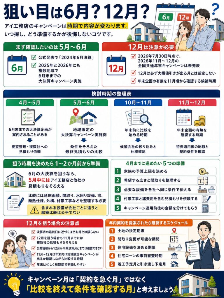 狙い目は6月と12月