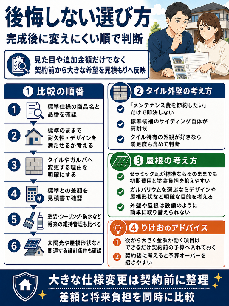 後悔しない外壁・屋根の選び方