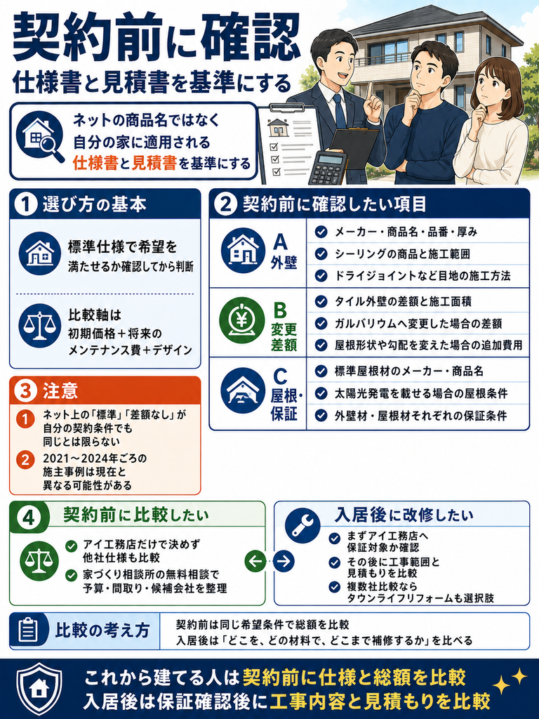 契約前に仕様書と見積書を確認