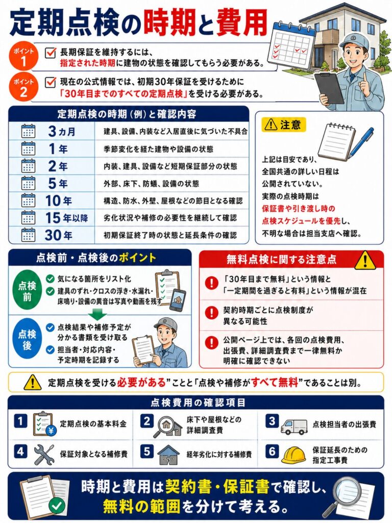 定期点検の時期と費用